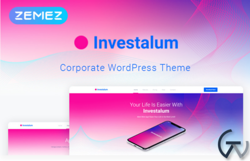 Investalum Corporate App Elementor WordPress Theme 1