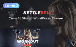 Kettlebell - Dynamic Crossfit Studio Elementor WordPress Theme
