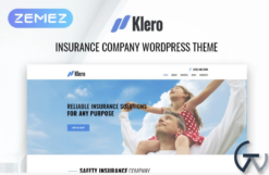 Klero - Insurance Services Multipurpose Classic Elementor WordPress Theme