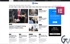 Kritex - Corporate News Blog Modern Elementor WordPress Theme