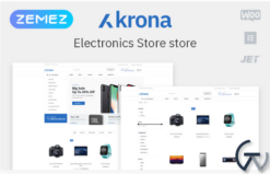 Krona - Electronics ECommerce Classic Elementor WooCommerce Theme