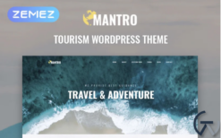 Mantro - Tourism One Page Modern Elementor WordPress Theme