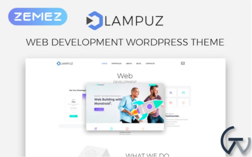 Lampuz Web Development Multipurpose Animated Elementor WordPress Theme