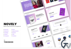 Novely | Book Elementor Template Kit