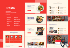 Bresto | Restaurant Elementor Template Kit