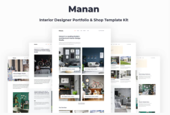 Manan - Interior Designer Elementor Template Kit