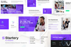 Startery | Business & Startup Elementor Template Kit