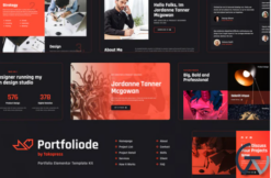 Portfoliode | Portfolio Elementor Template Kit
