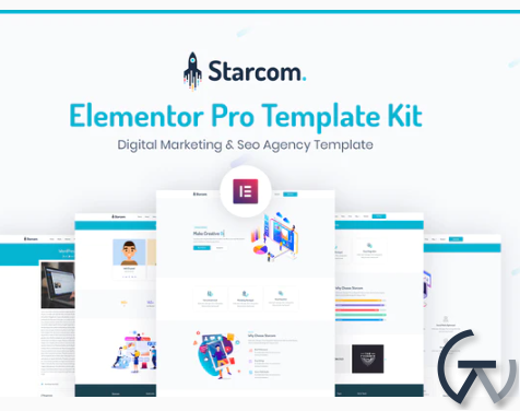Starcom Saas Startup Template Kit