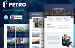 Petro - Industrial Elementor Template Kit