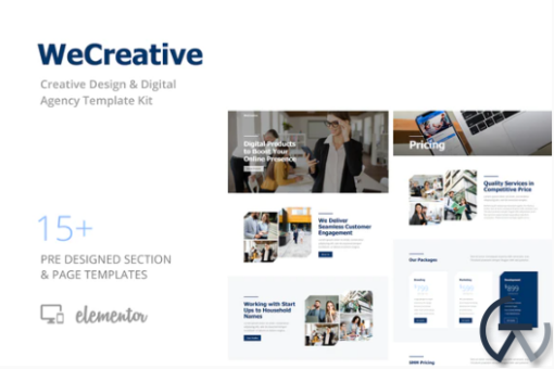 WeCreative Digital Agency Template Kit