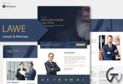 LAWE - Lawyer and Attorney Template Kit