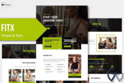 Fitx - Fitness & Gym Template Kit