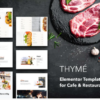 Thyme Restaurant Cafe Elementor Template Kit
