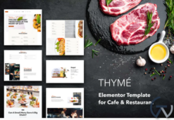 Thyme - Restaurant & Cafe Elementor Template Kit