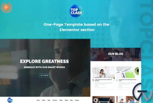 TopClass Business Agency Template Kit