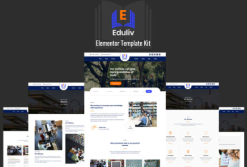 Eduliv - Education Elementor Template Kit