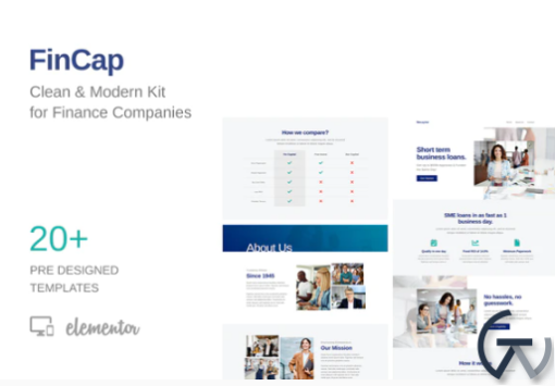 FinCap Finance Template Kit