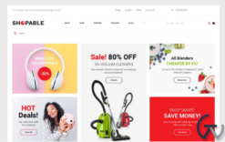 Shopable - Multiconcept Store Responsive WooCommerce Theme