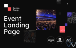 DesignCamp - Modern Event Landing Page Platform WordPress Theme