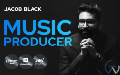 Jacob Black - Talented Music Producer Website Design WordPress Theme