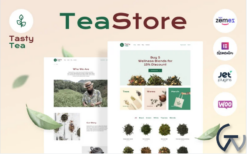 Tasty Tea - Tea eCommerce Website Template WooCommerce Theme