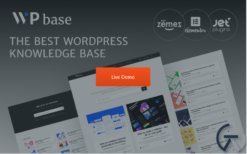 WPbase - WordPress Tutorial Theme WordPress Theme