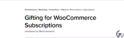 WooCommerce Subscriptions Gifting 2.5.1