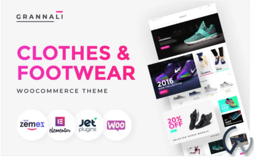 GrannaLi Clothes Footwear WooCommerce Theme