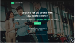 Loan Dolphins - Loan Company One Page WordPress Theme