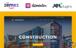 Contractor - Architecture & Construction Company Elementor WordPress Theme