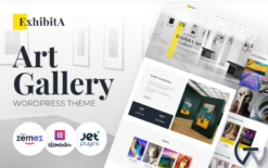 ExhibitA - Art Gallery Responsive WordPress Theme