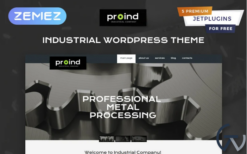 Proind - Industrial Services Multipurpose Modern Elementor WordPress Theme