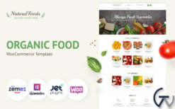 Natural Foods - Organic Food Template for Online Stores WooCommerce Theme
