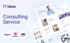ITIdeas - Consulting Website Template for WordPress Theme