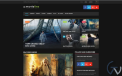 MovieLine - Online Cinema WordPress Theme