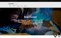 Machinist - Professional Industrial WordPress Theme