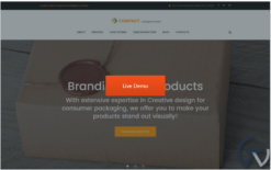 Compact - Packaging Company WordPress Theme