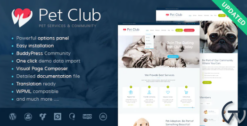 Pets Club – Pet Shop & Breeding Veterinary WordPress Theme 2.3