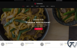 Tanaka - Japanese Restaurant WordPress Theme