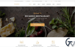Ricardo - Gourmet Restaurant Responsive WordPress Theme