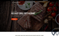 Red Hot Grill Restaurant WordPress Theme