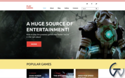 Play Games WordPress Theme