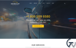 Give Me A Lift - Transportation & Taxi Services WordPress Theme