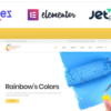 Rainbows Colors Painting Company Responsive WordPress Theme