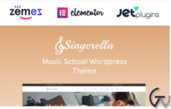 Singerella - Music School WordPress Theme