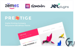 Presstige - Digital Printing Company Responsive WordPress Theme