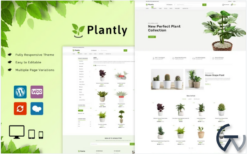 Plantly Responsive Theme WooCommerce Theme