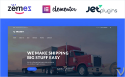 Transit - Logistics and Transportation Service WordPress Theme