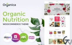 Organica - Organic Food, Cosmetics and Bio Active Nutrition WooCommerce Theme